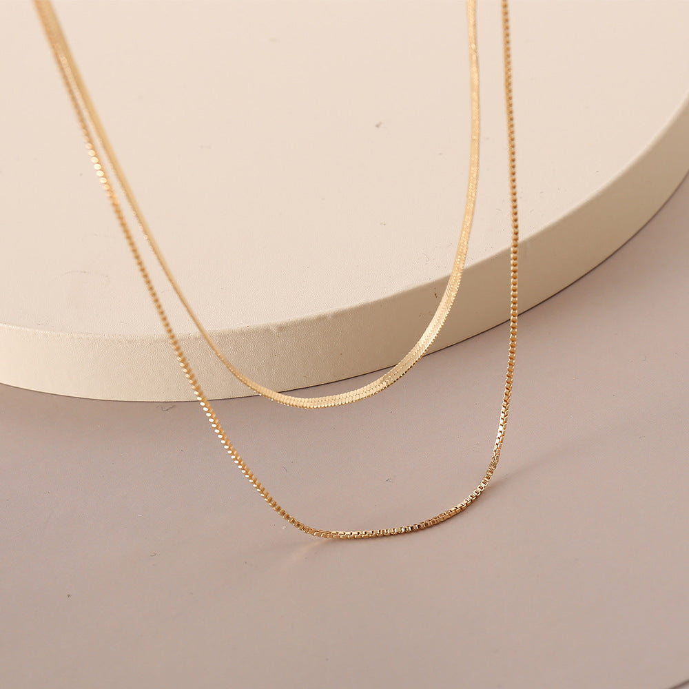Multi-Layer Snake Bone Necklace