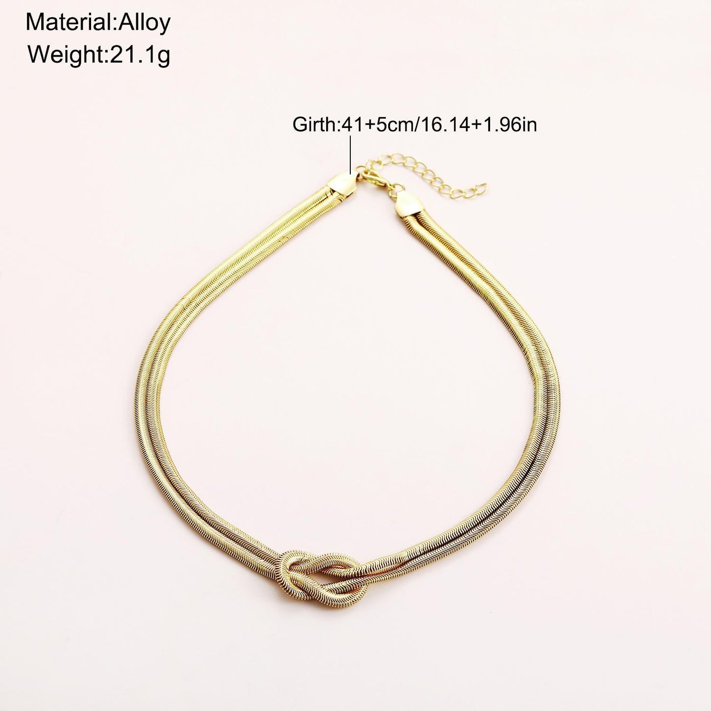 Snake Chain Knot Necklace