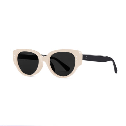 Gafas de sol con protección UV polarizadas estilo ojo de gato de estilo retro chic 
