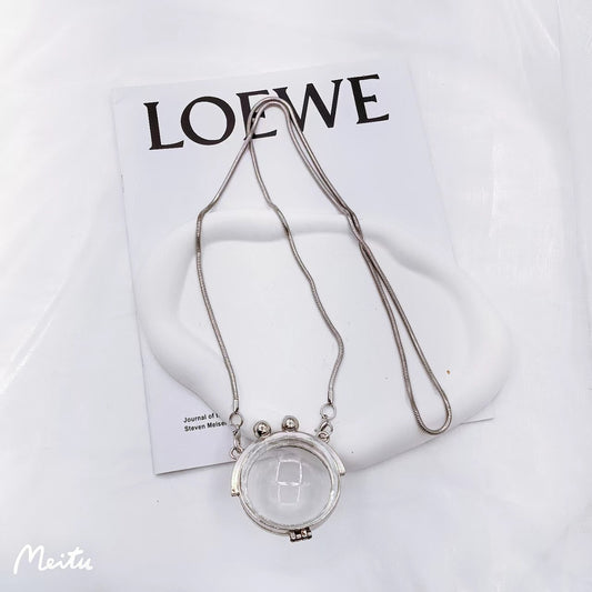 Transparent crystal ball bag