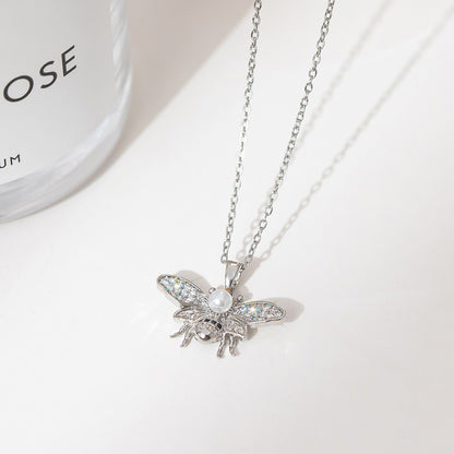 Fashion silver titanium steel necklace