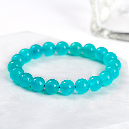 7A Natural Brazilian Ice Tianhe Stone Bracelet
