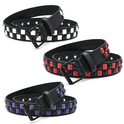 Square Pearl Pyramid Belt
