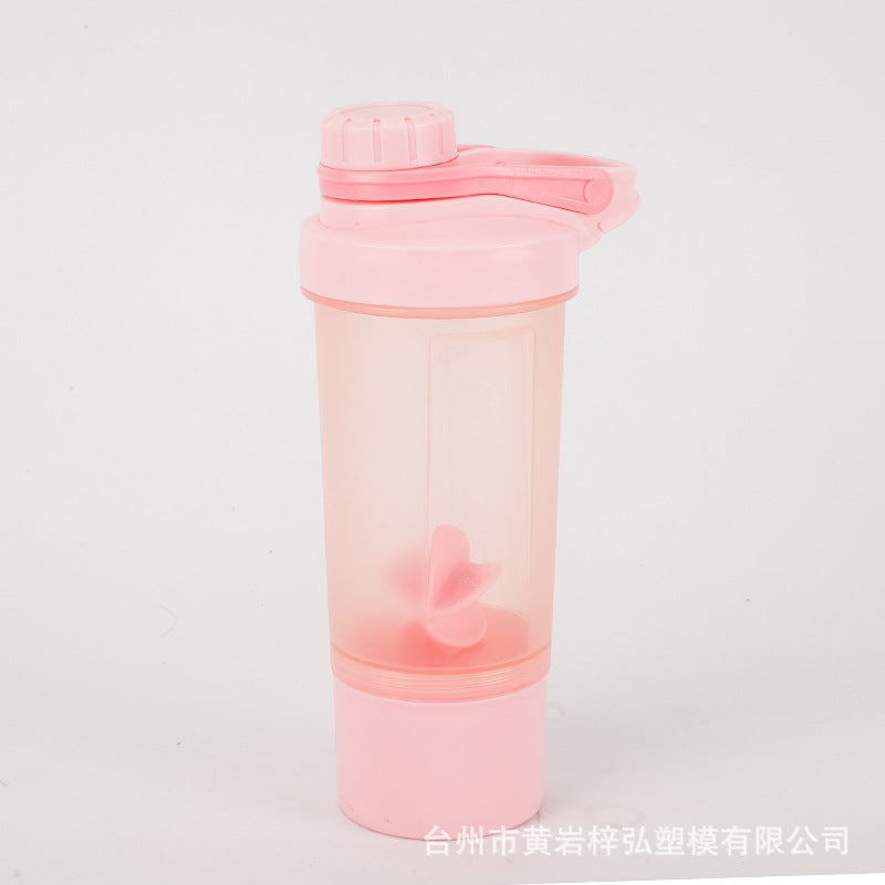 500ML Screw Cap Sports Protein Powder Shaker Cup