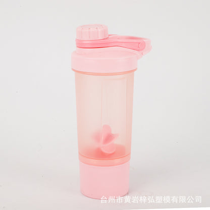 500ML Screw Cap Sports Protein Powder Shaker Cup