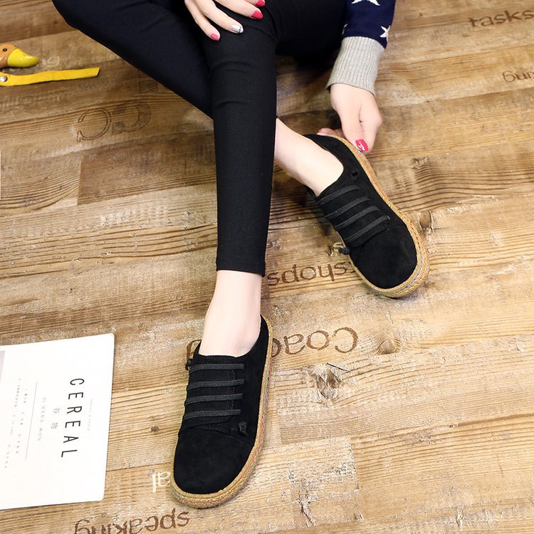 Suede beef tendon soles women's shoes