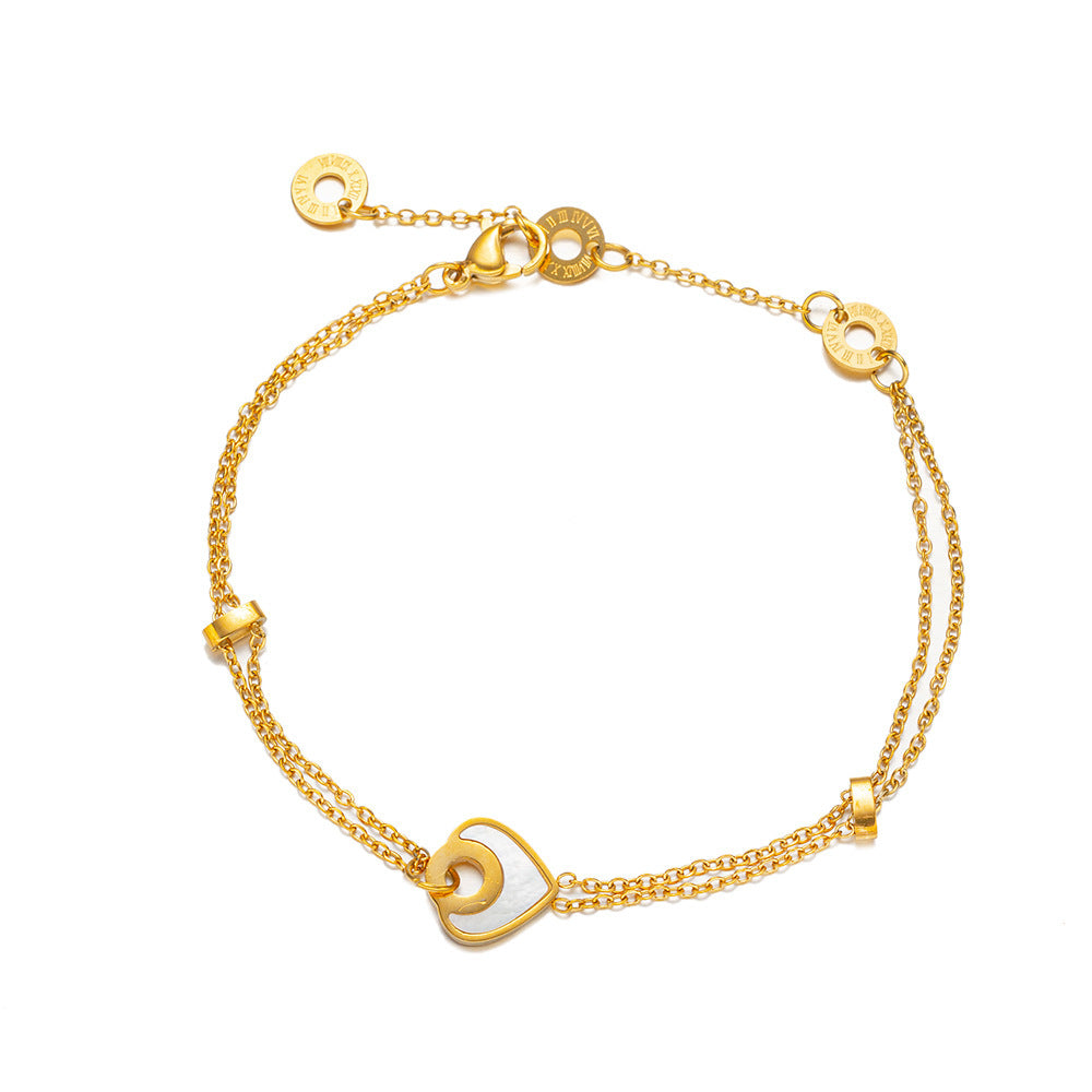 Women's 18K Gold-Plated Titanium Steel Love Bracelet