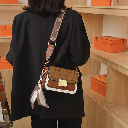 Retro small square bag messenger bag