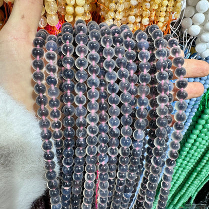 8MM round beads sugar heart agate colored agate beads