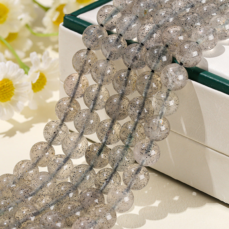 Black strawberry crystal loose beads