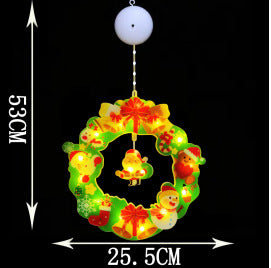 Halloween Christmas Series Suction Cup Lights Ladder Lights