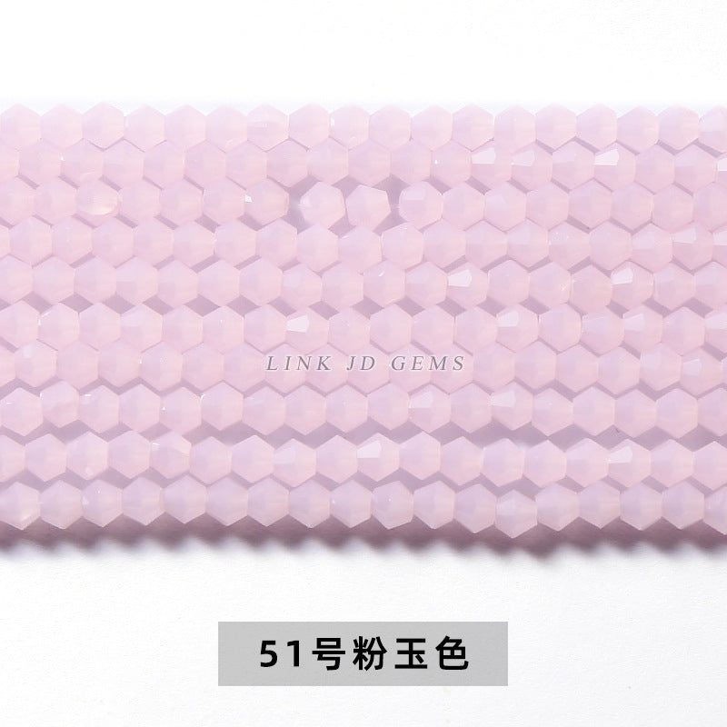 4Mm Czech crystal pointed beads rhombus glass beads loose beads