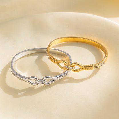 Chic Hollow Diamond Bangle Wholesale