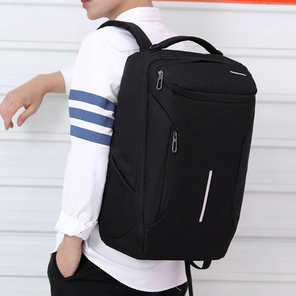 Travel computer schoolbag with combination lock
