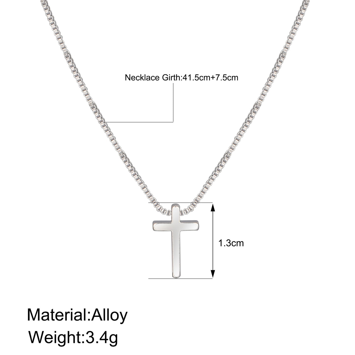 Minimalist Cross Pendant Necklace