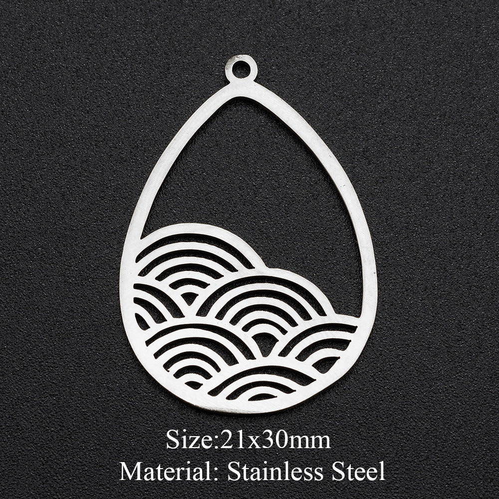 5 pcs/pack moon geometry accessories DIY pendant