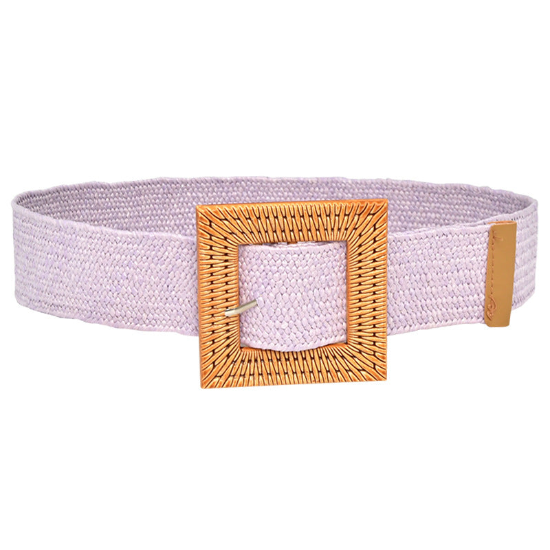 Braided elastic elastic belt