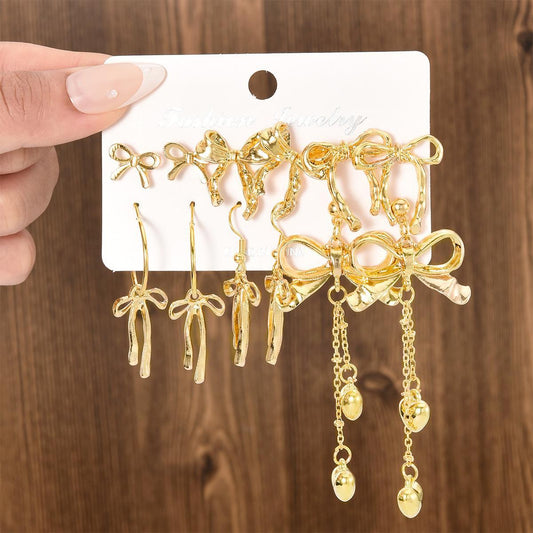 Geometric Bow Earrings