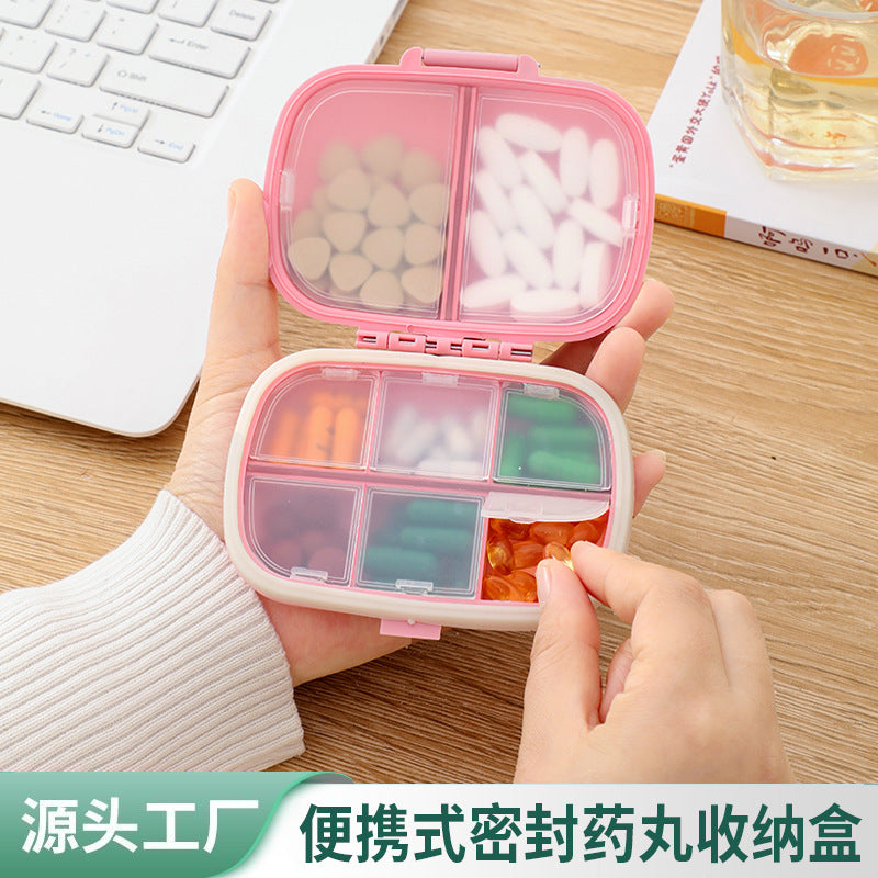 8-Compartment Pill Box