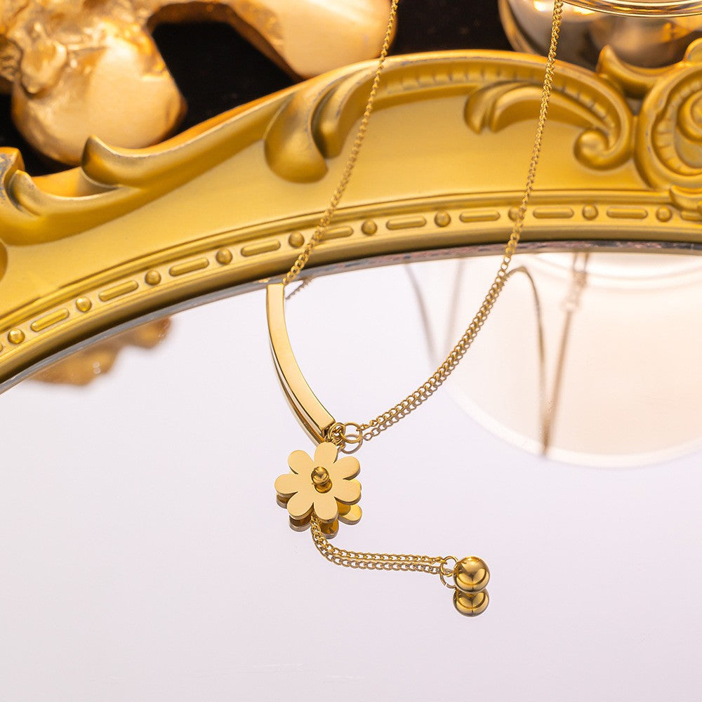 Titanium Steel Mori Design Necklace