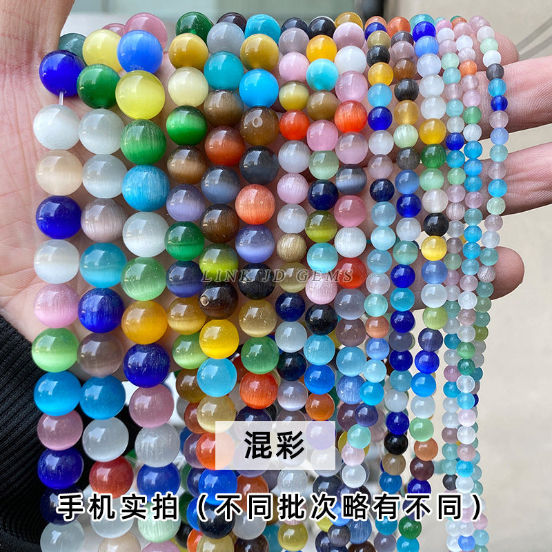 Opal loose beads DIY string beads wholesale