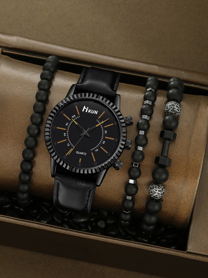 Watch Beaded Turquoise Bracelet Set