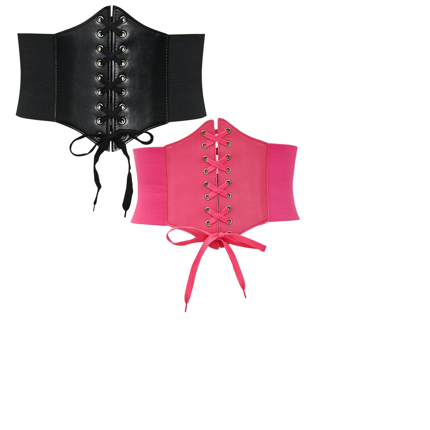 Elastic waist width belt