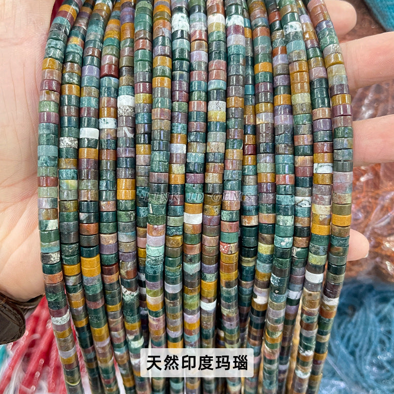 3 * 6Mm natural stone right angle disc loose beads