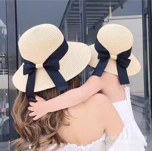 Trendsetting Straw Sun Hat Ice Ice Style Parent-Child Fisherman Hat