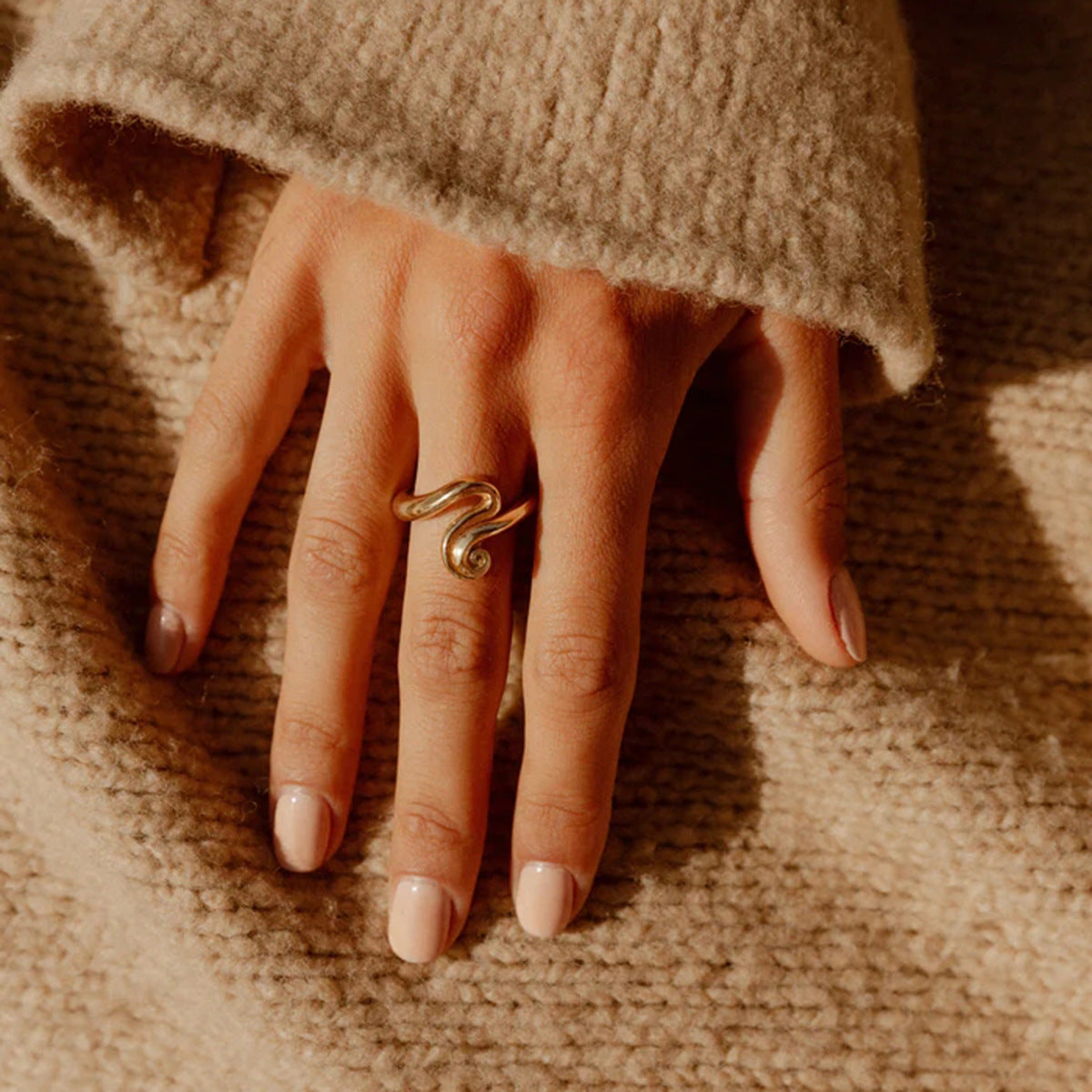 Threaded ring open ring