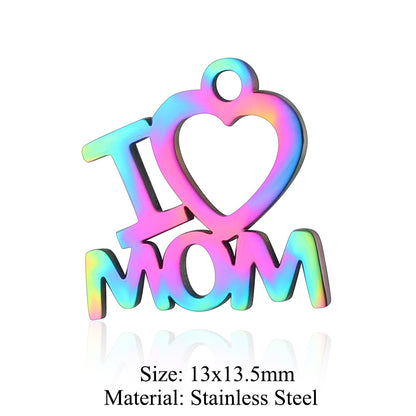 5 pcs/titanium steel jewelry angel sun yin pendant