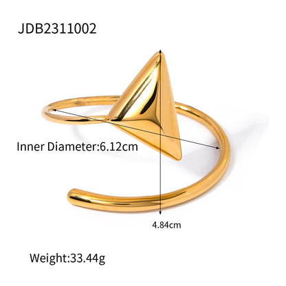 Triangle Coil Bracelet