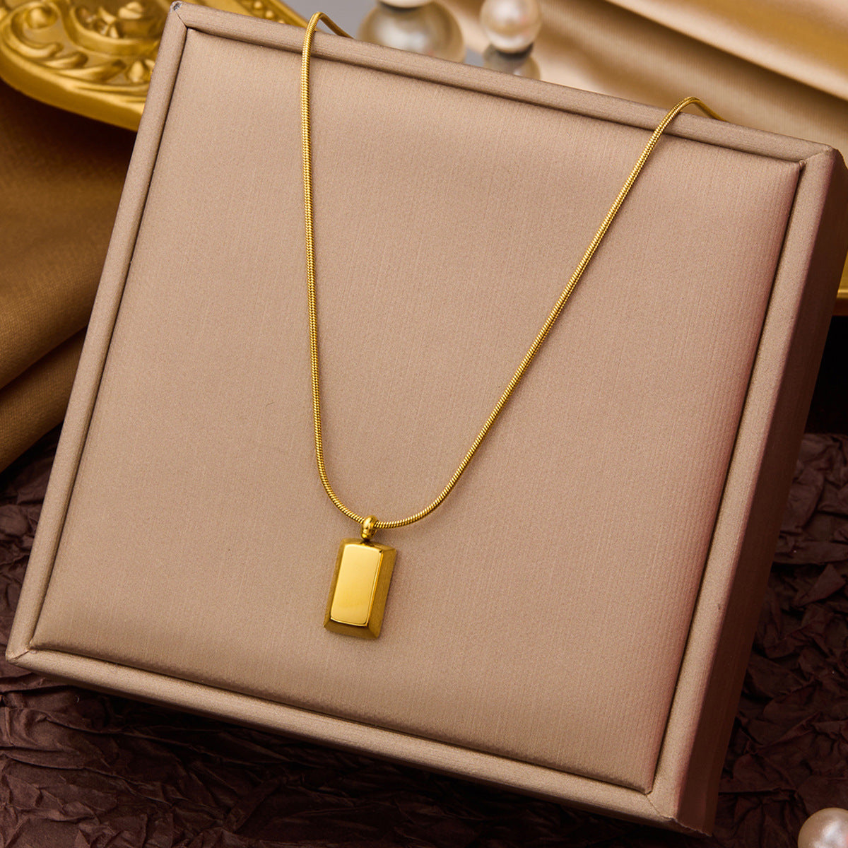 Women's Titanium Steel Clavicle Necklace — Summer Fashion