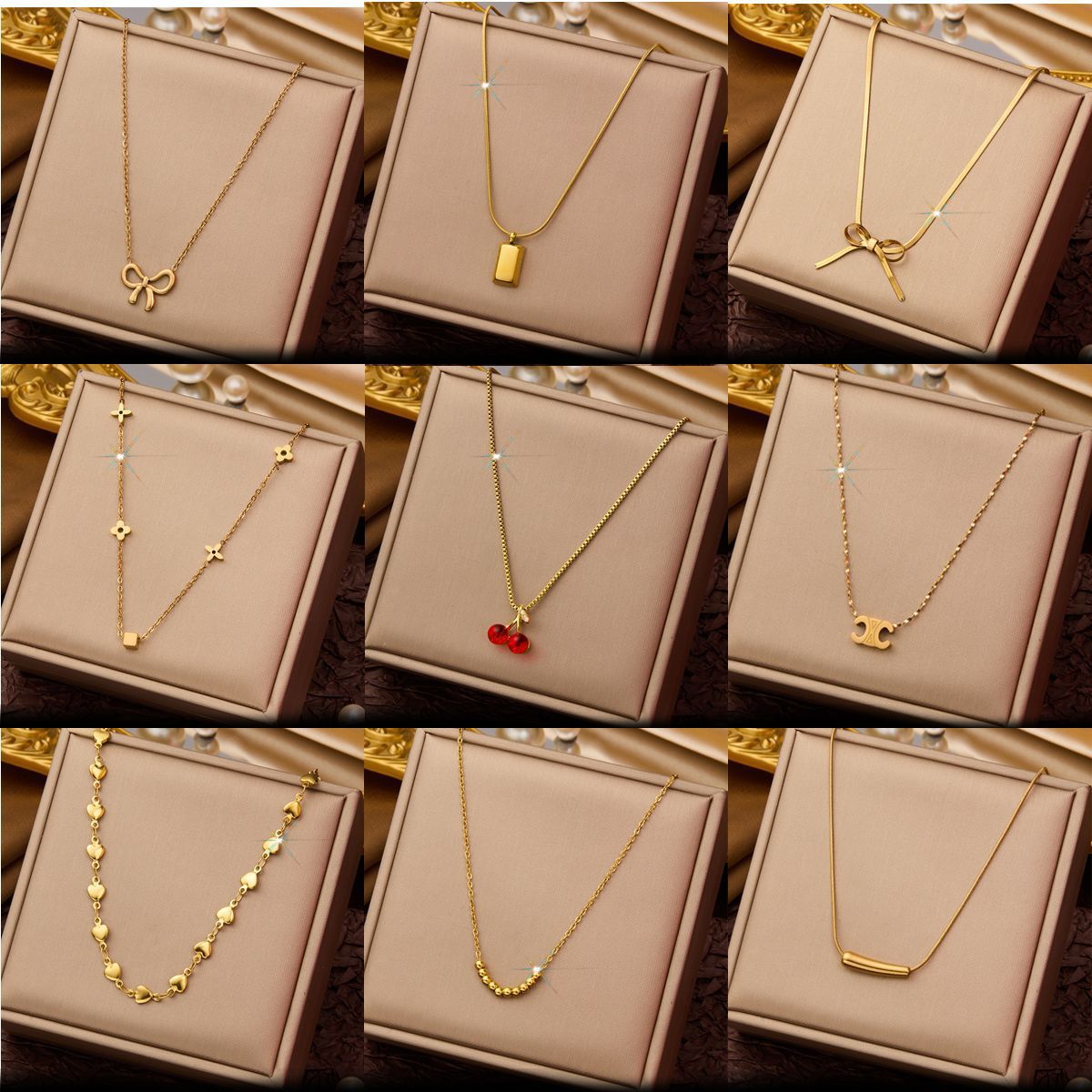 Women's Titanium Steel Clavicle Necklace — Summer Fashion