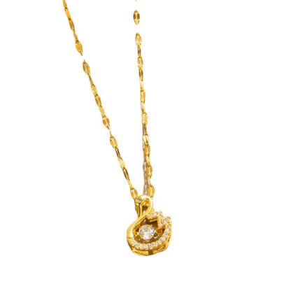 Dream of Swan Necklace: Luxury Gift for Girlfriend