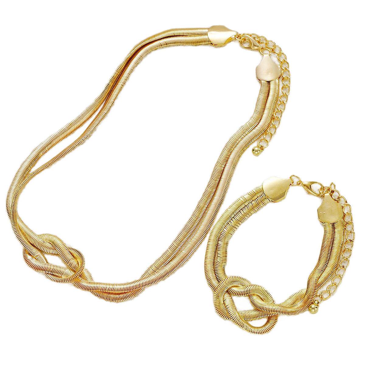 Exaggerated Snake Bone Chain Jewelry Set