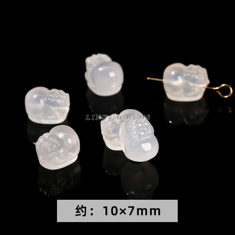 Agate carving accessories Pixiu nine-tailed fox Ruyi