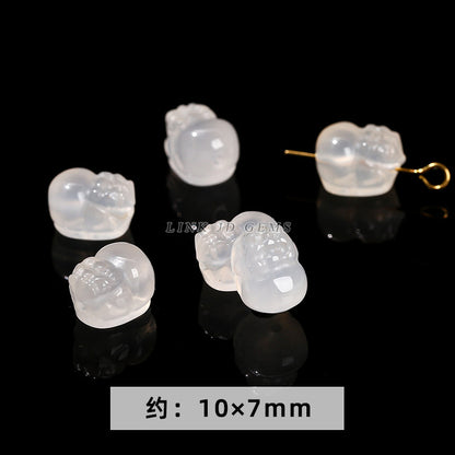 Agate carving accessories Pixiu nine-tailed fox Ruyi