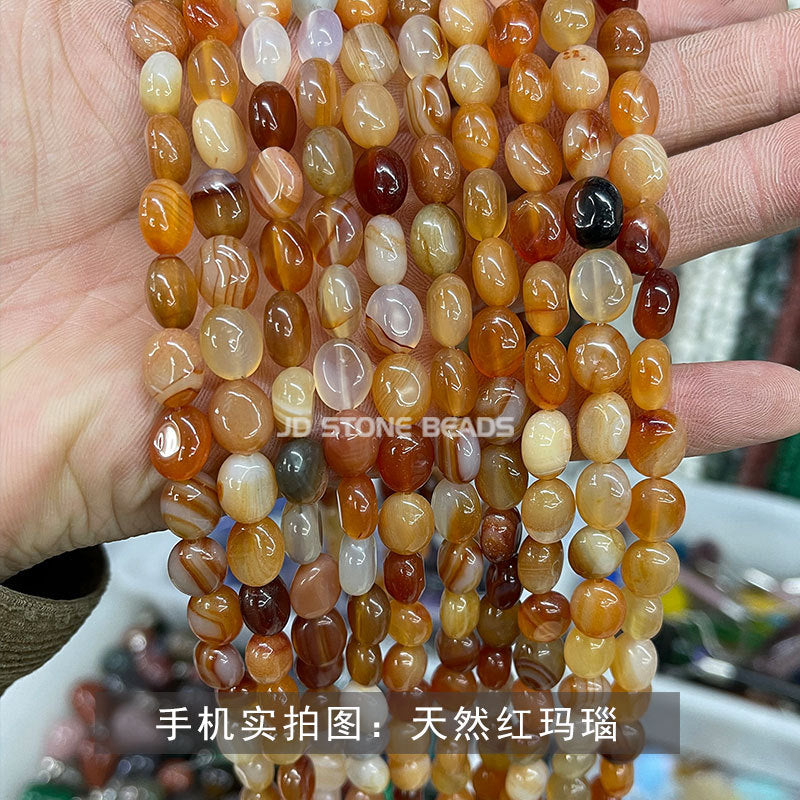 8X10mm crystal jade oval loose beads