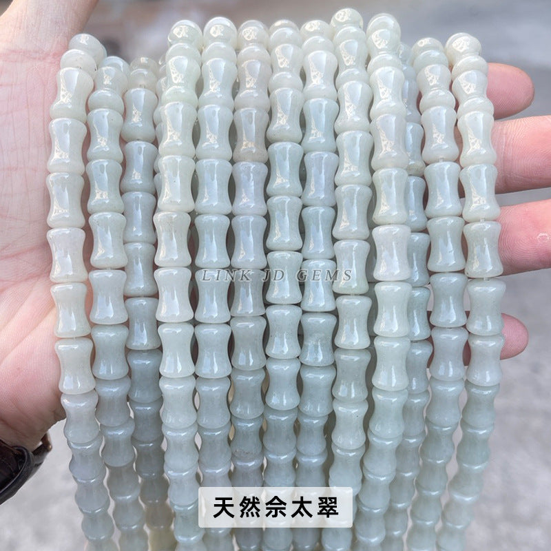 8X12mm Green Dongling Bamboo Beads Loose Beads