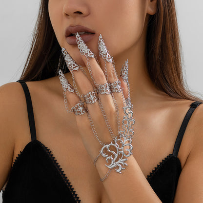 Bracelet Punk Finger Nail Cover