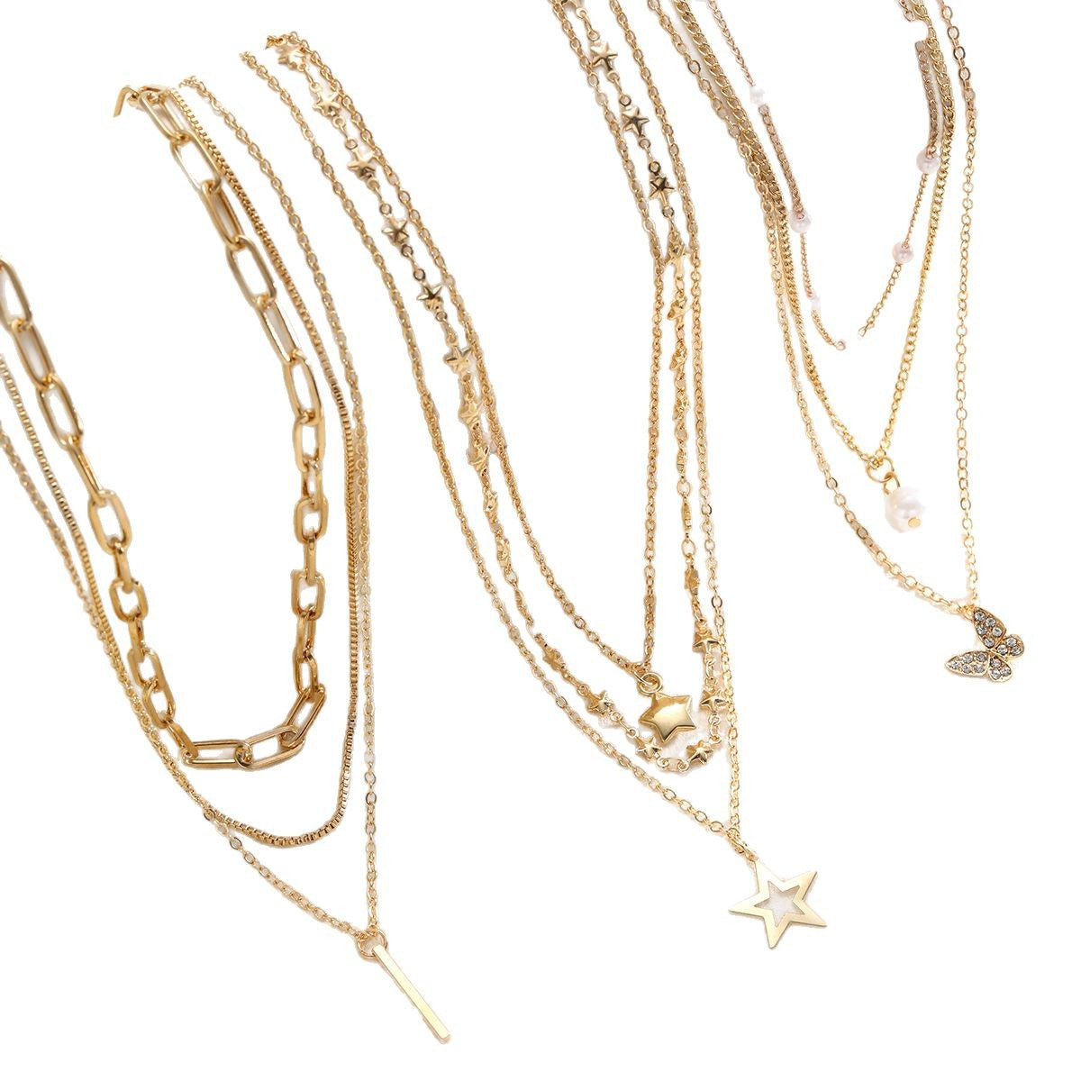 Star Butterfly Necklace Set