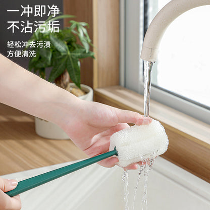 Cup Brush, Cup Cleaning Tool, Long Handle Brush for Bottles and Mugs