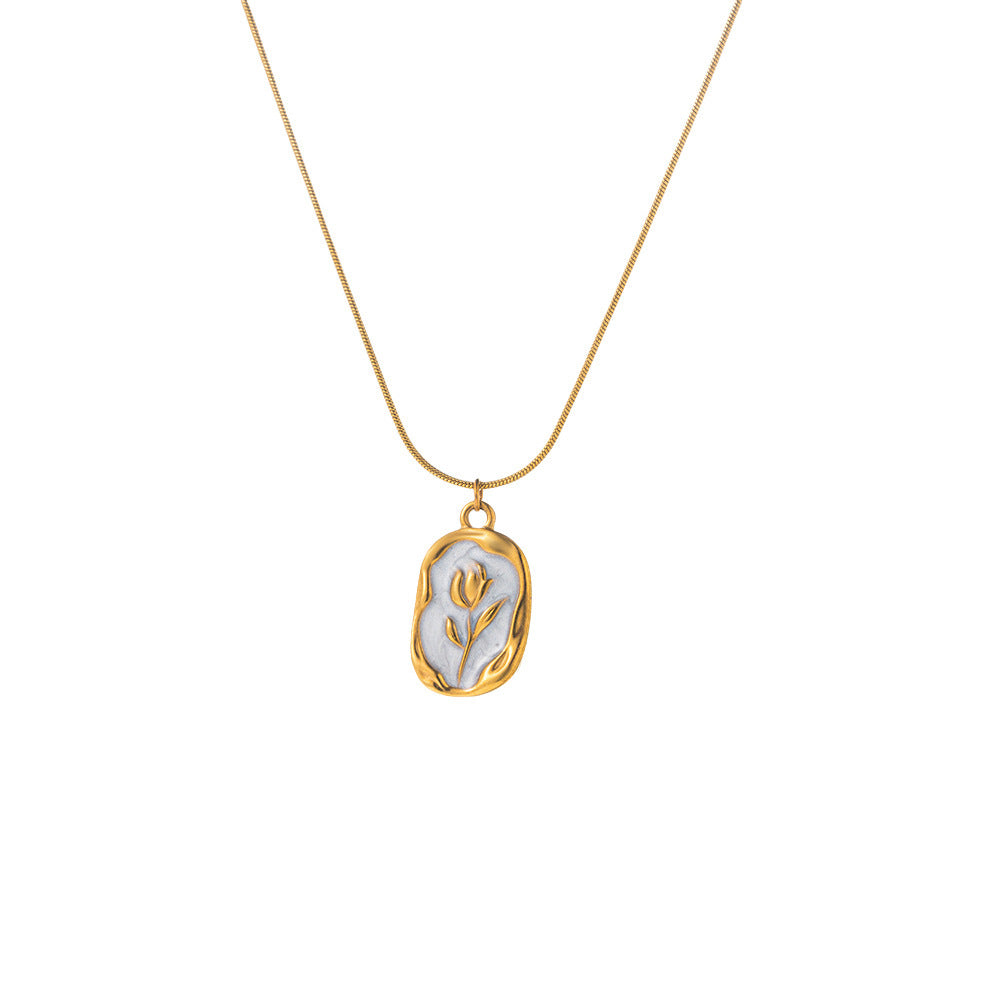 Tulip Flower Necklace