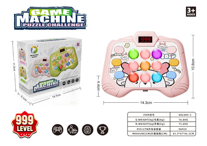 Presione y empuje el juguete para niños Speed ​​Challenge Game Machine Mole 