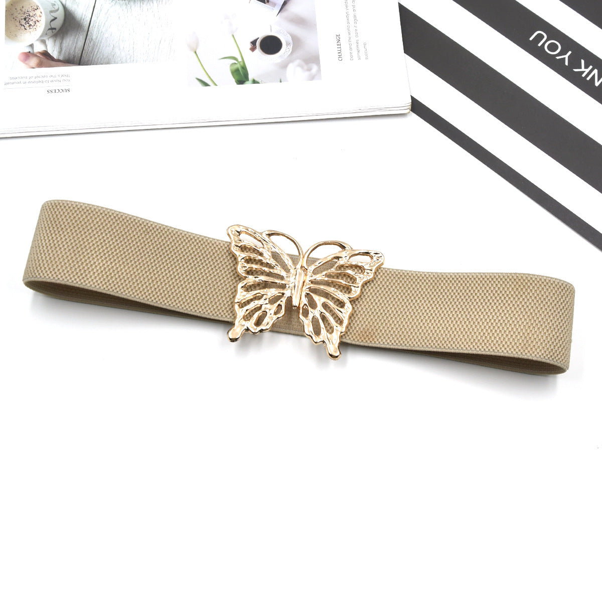 Hollow butterfly decorative belt