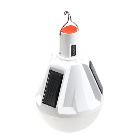 Bombilla solar recargable de tres lados 