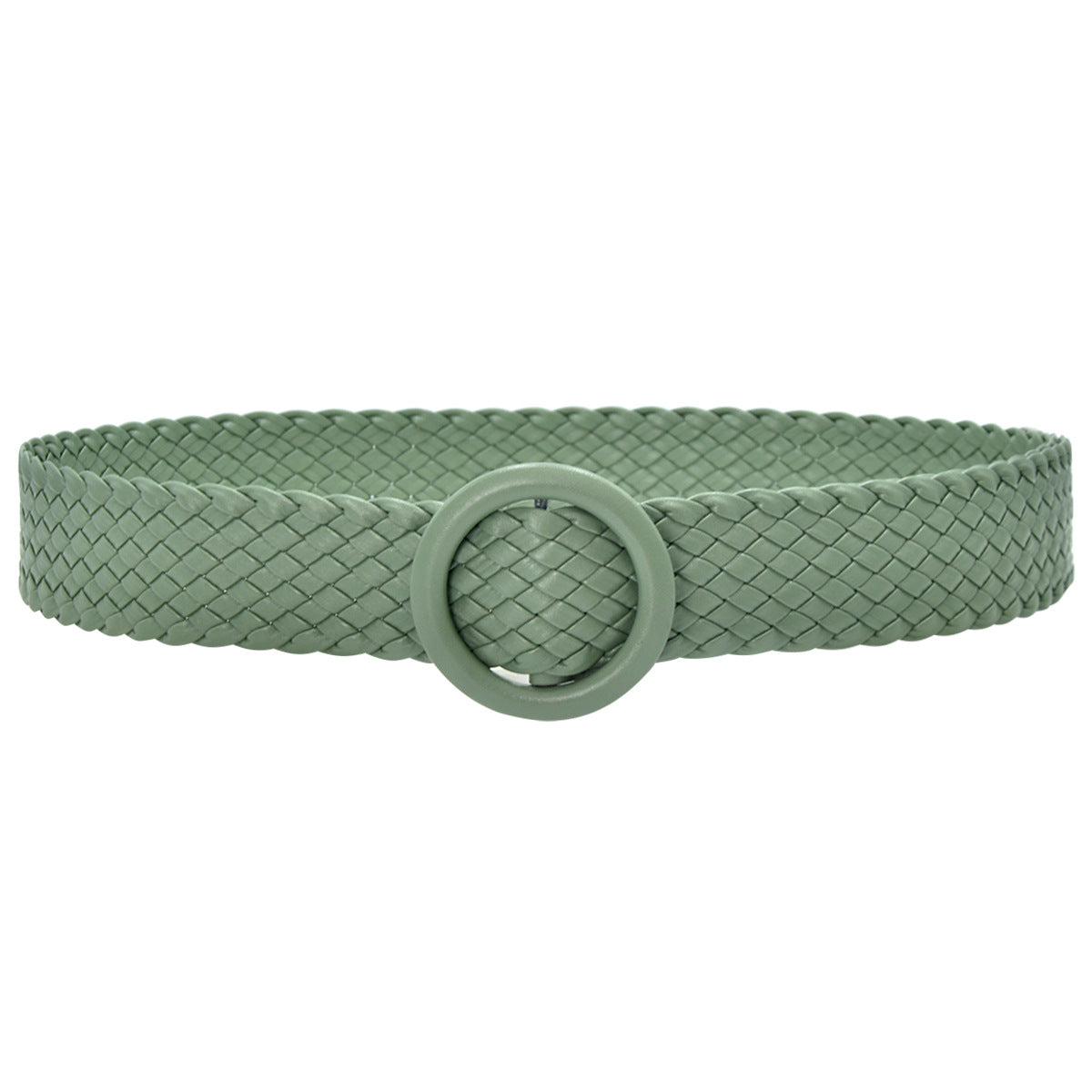 Color braided belt