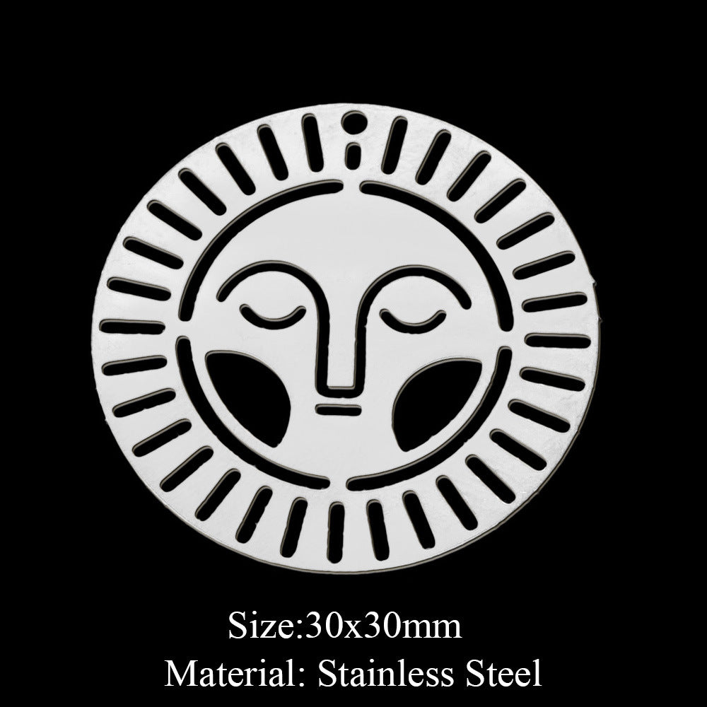 5 pcs/bag, eye fairy face pendant.