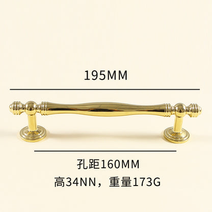 fashion Brass handle for French cabinet door